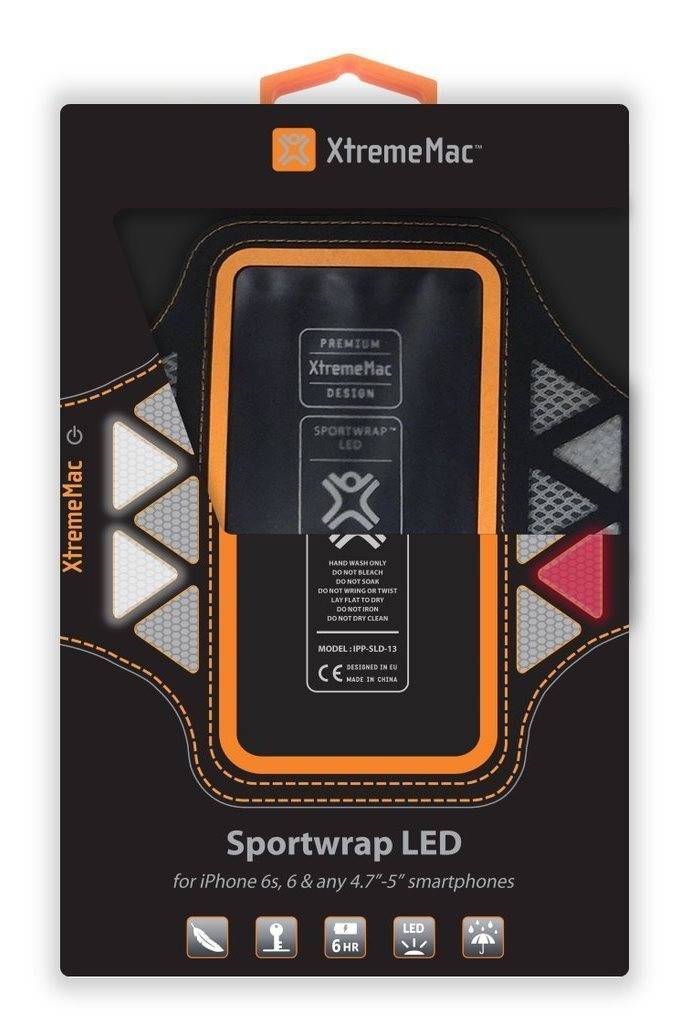 Sportwrap mit LED Armband für Smartphone/iPhone/MP3