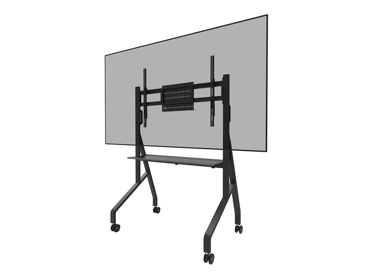 Neomounts FL50-525BL1 - Wagen - robust - für Flachbildschirm - Bodenständer - verriegelbar - Stahl - Schwarz - Bildschir