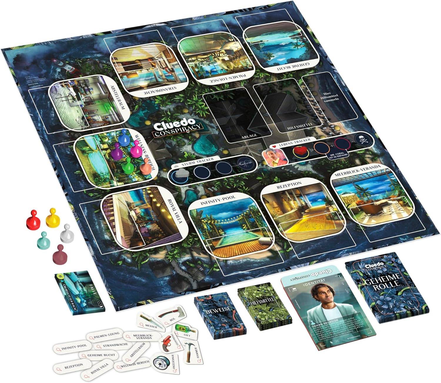 Hasbro F6418100 Gaming - Cluedo Conspiracy Brettspiel