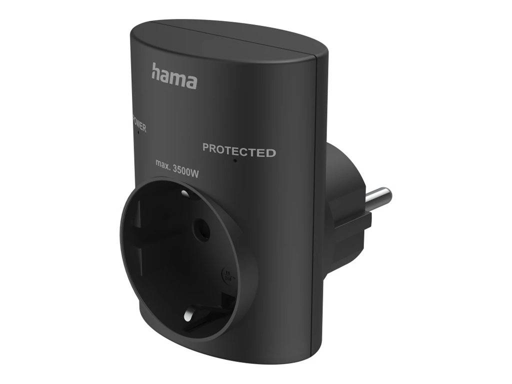 Hama - Netzteil - geerdeter Kontakt, Netzspannung, Überspannungsschutz