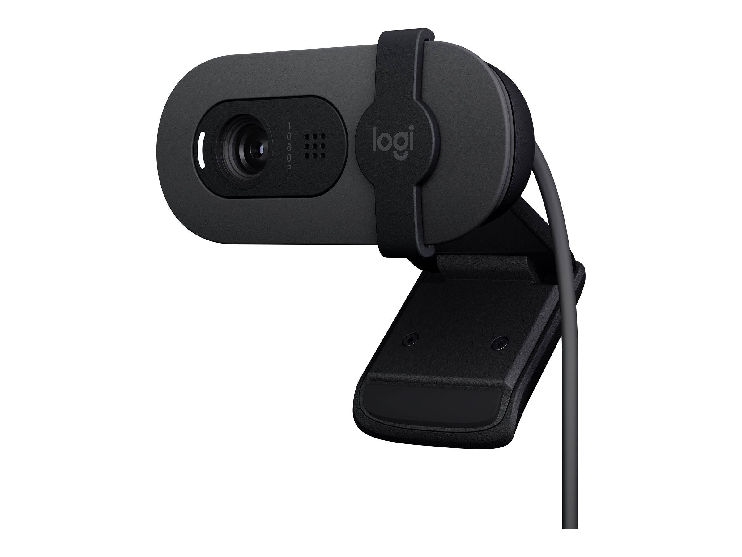 Logitech Brio 100 Webcam 2 MP 1920 x 1080 Pixel USB Graphit, Logitech Brio 100.