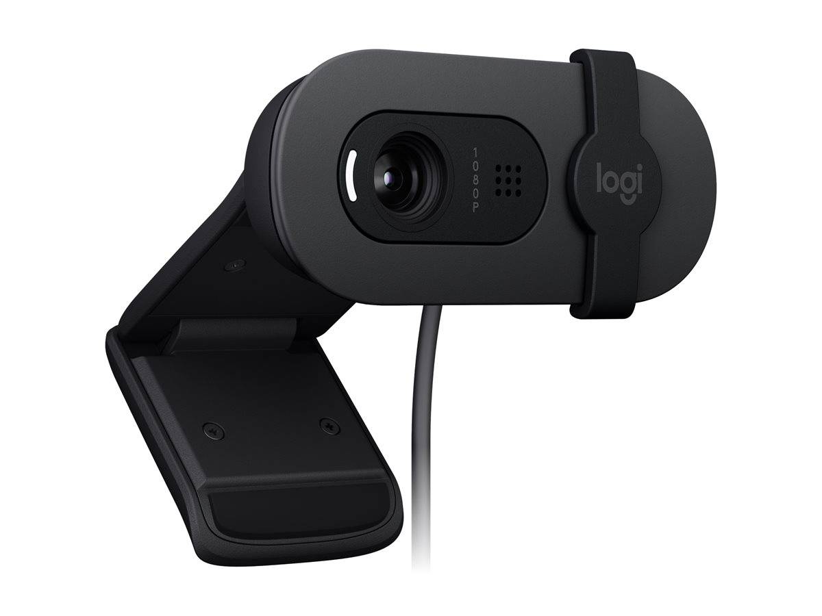Logitech Brio 100 Webcam 2 MP 1920 x 1080 Pixel USB Graphit, Logitech Brio 100.