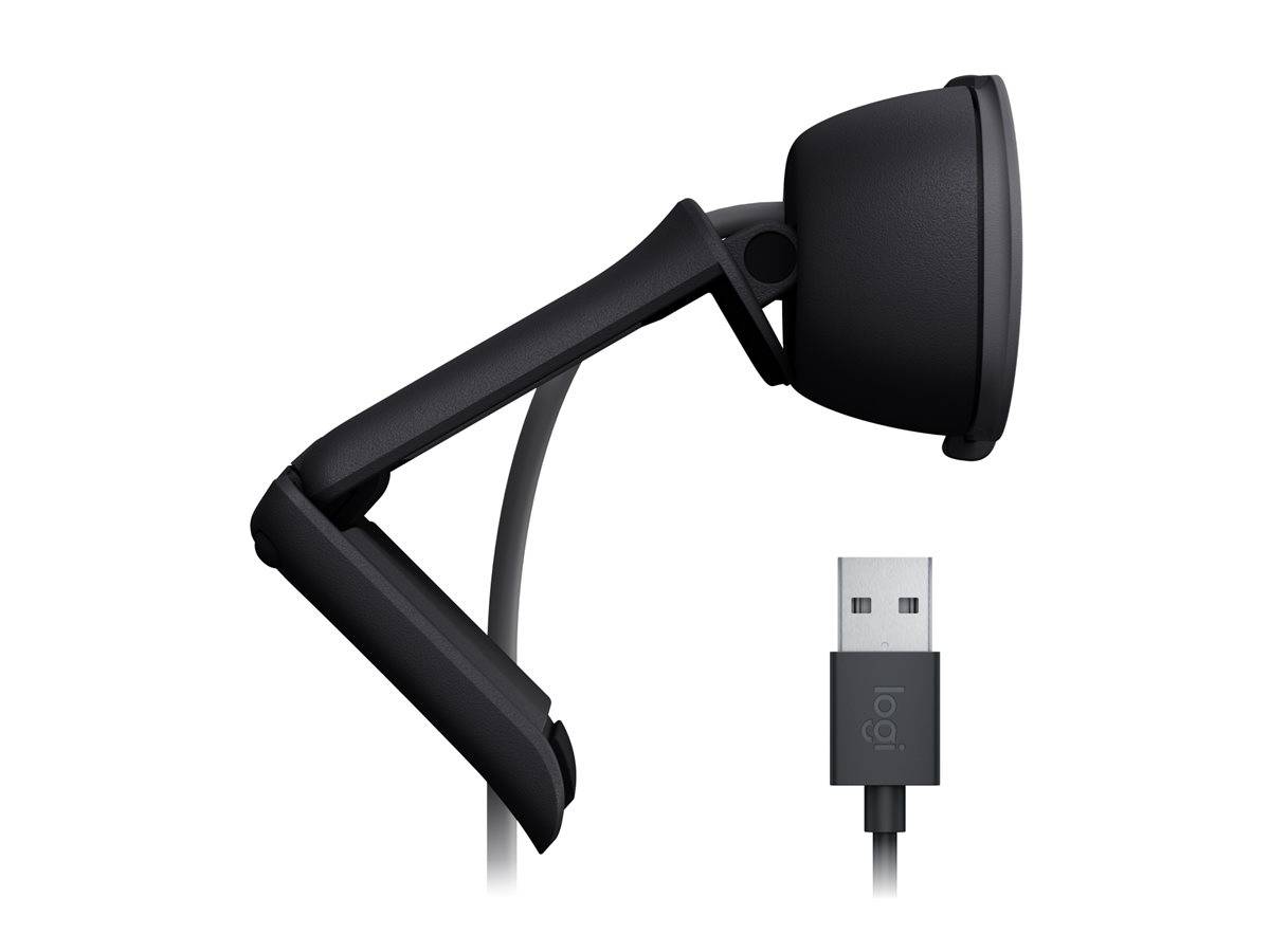 Logitech Brio 100 Webcam 2 MP 1920 x 1080 Pixel USB Graphit, Logitech Brio 100.