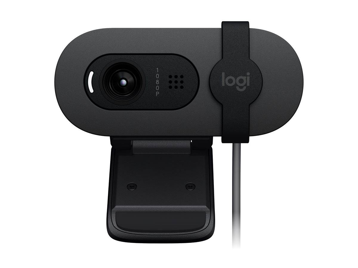 Logitech Brio 100 Webcam 2 MP 1920 x 1080 Pixel USB Graphit, Logitech Brio 100.