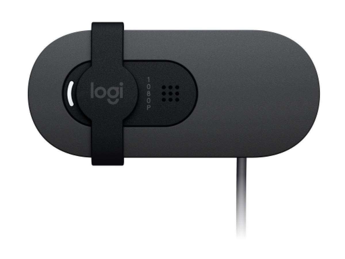 Logitech Brio 100 Webcam 2 MP 1920 x 1080 Pixel USB Graphit, Logitech Brio 100.