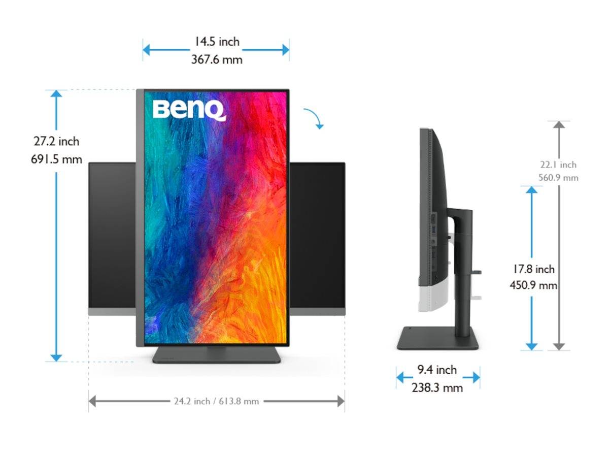 BenQ DesignVue PD2706U - Professional Series - LED-Monitor - 68.6 cm (27"")