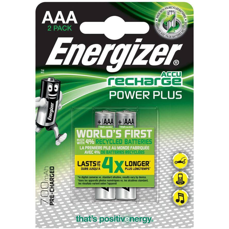 Energizer Akku Recharge -AAA HR03 Micro 700mAh 2St. Multimedia-Technik Akkus
