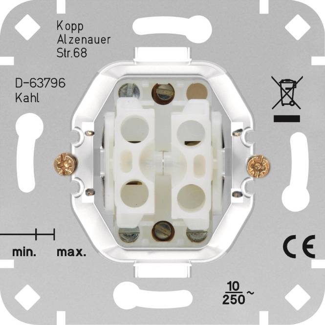 KOPP UP Jalousie 5045.0000.4 Install.Baumaterial Schaltermat/Geb.Steu Schalter Steckdosenm