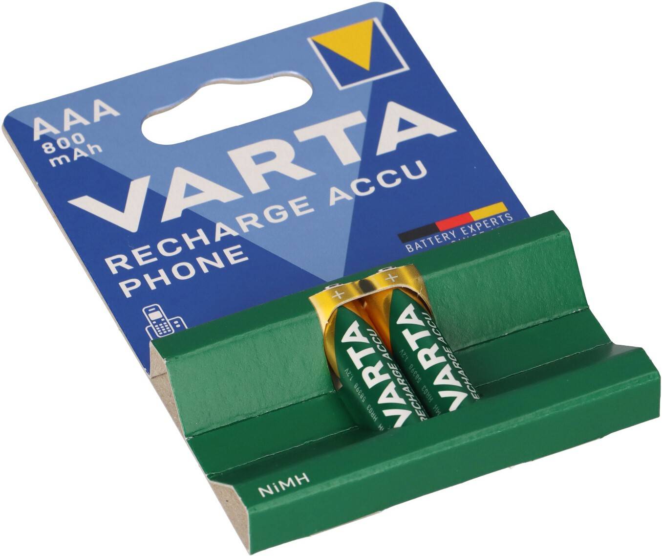 2x Akku AAA 1,2V 800mAh kompatibel Telefon AEG Eole 1425 1800B 1825