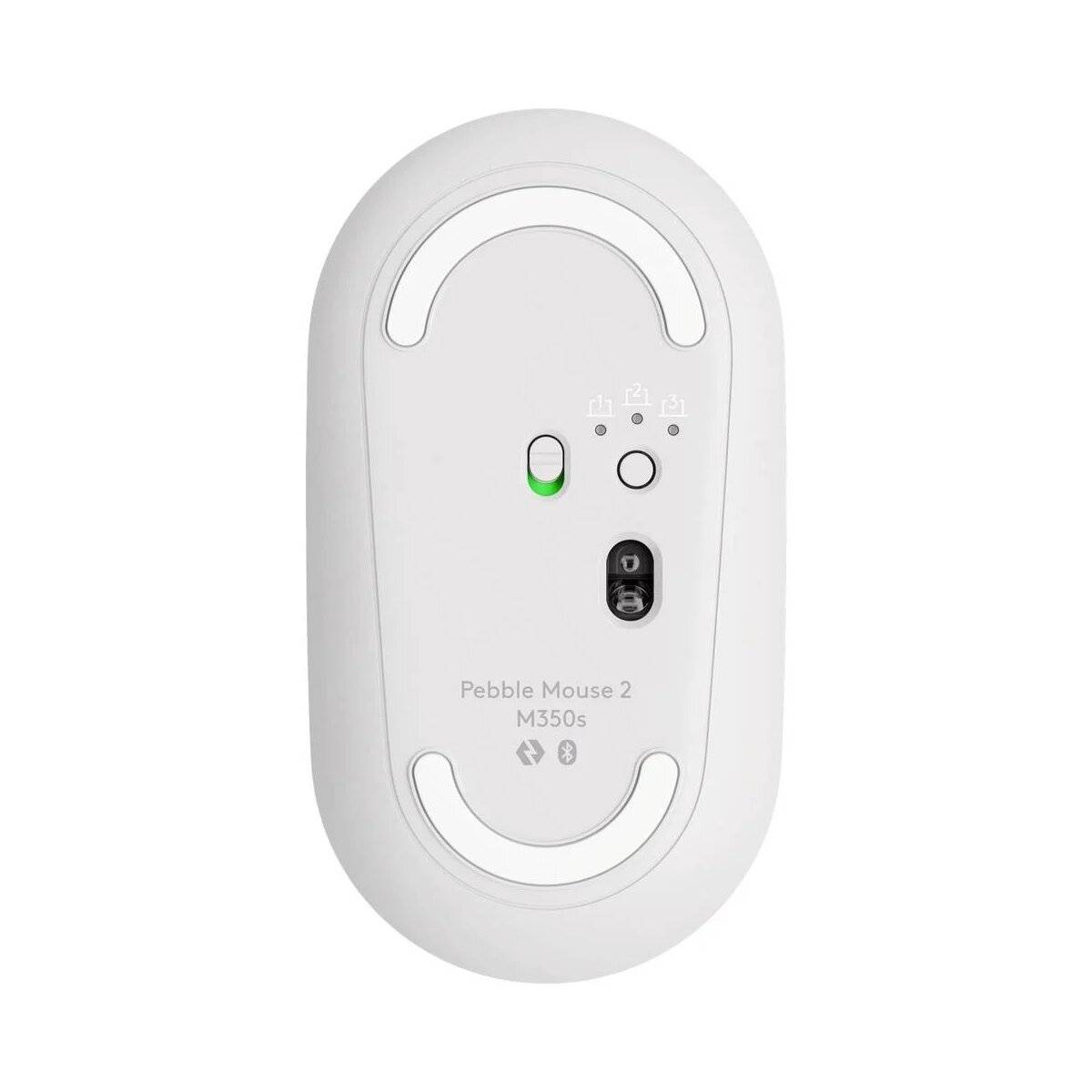 Logitech Pebble Mouse 2 M350s - Maus - optisch3 Tasten - kabellos - Bluetooth