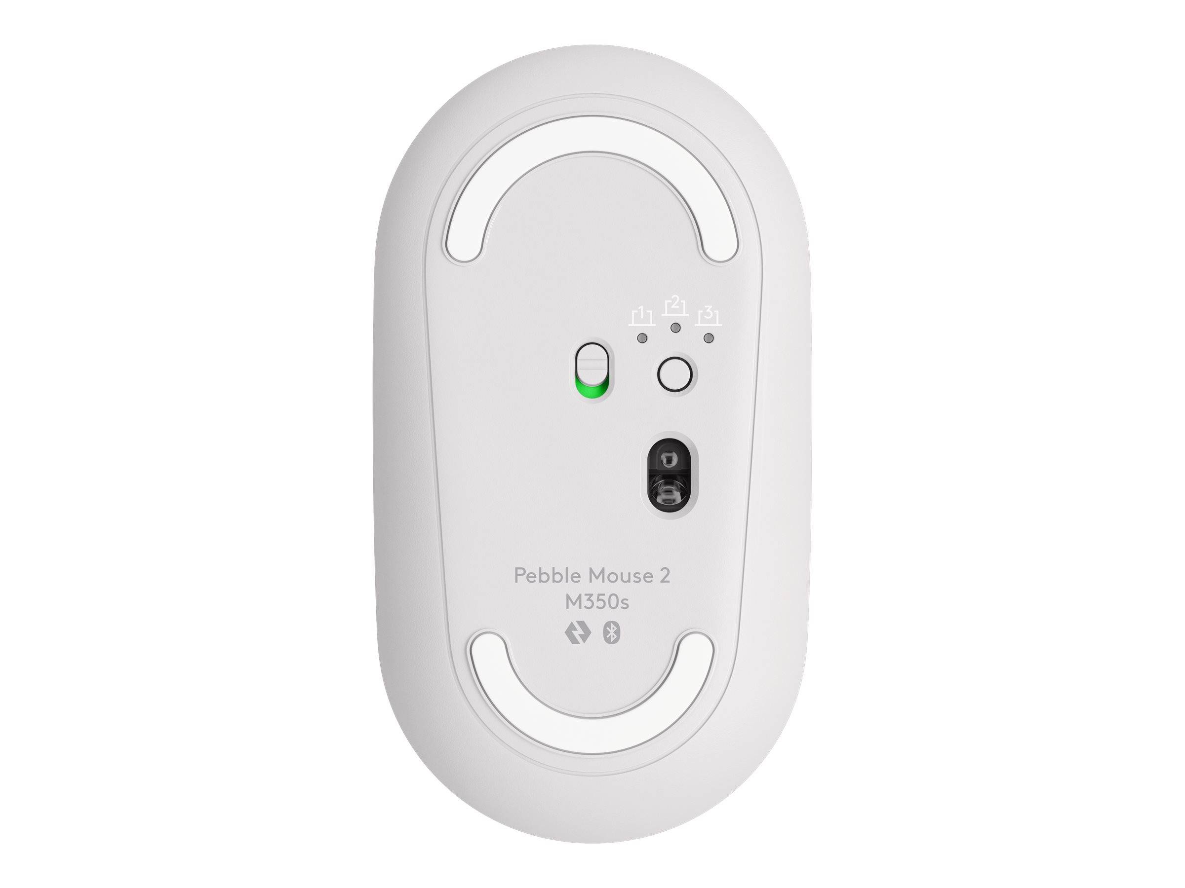 Logitech Pebble Mouse 2 M350s - Maus - optisch3 Tasten - kabellos - Bluetooth