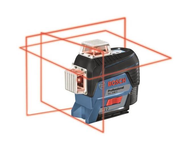 BOSCH GLL 3-80 C Prof. + L- 0601063R008 Boxx Install.Baumaterial Werkzeug Messgeräte