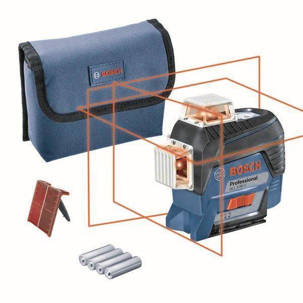 BOSCH GLL 3-80 C Prof. + L- 0601063R008 Boxx Install.Baumaterial Werkzeug Messgeräte