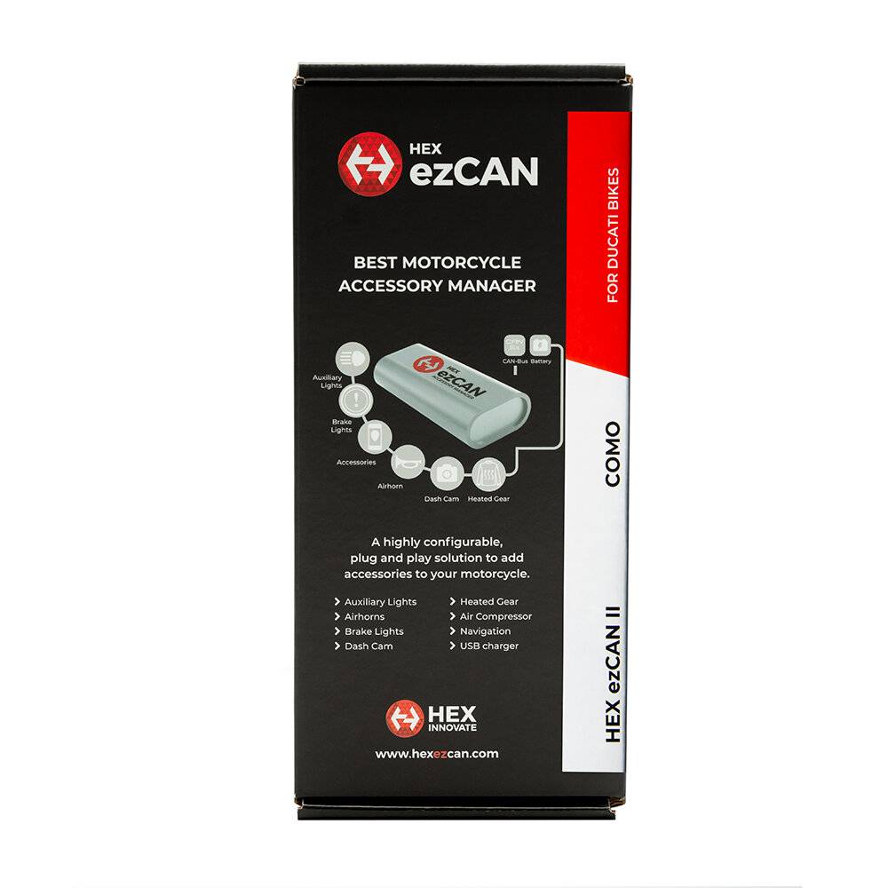 HEX ezCAN II Como für Ducati - Um- & Nachrüstungen