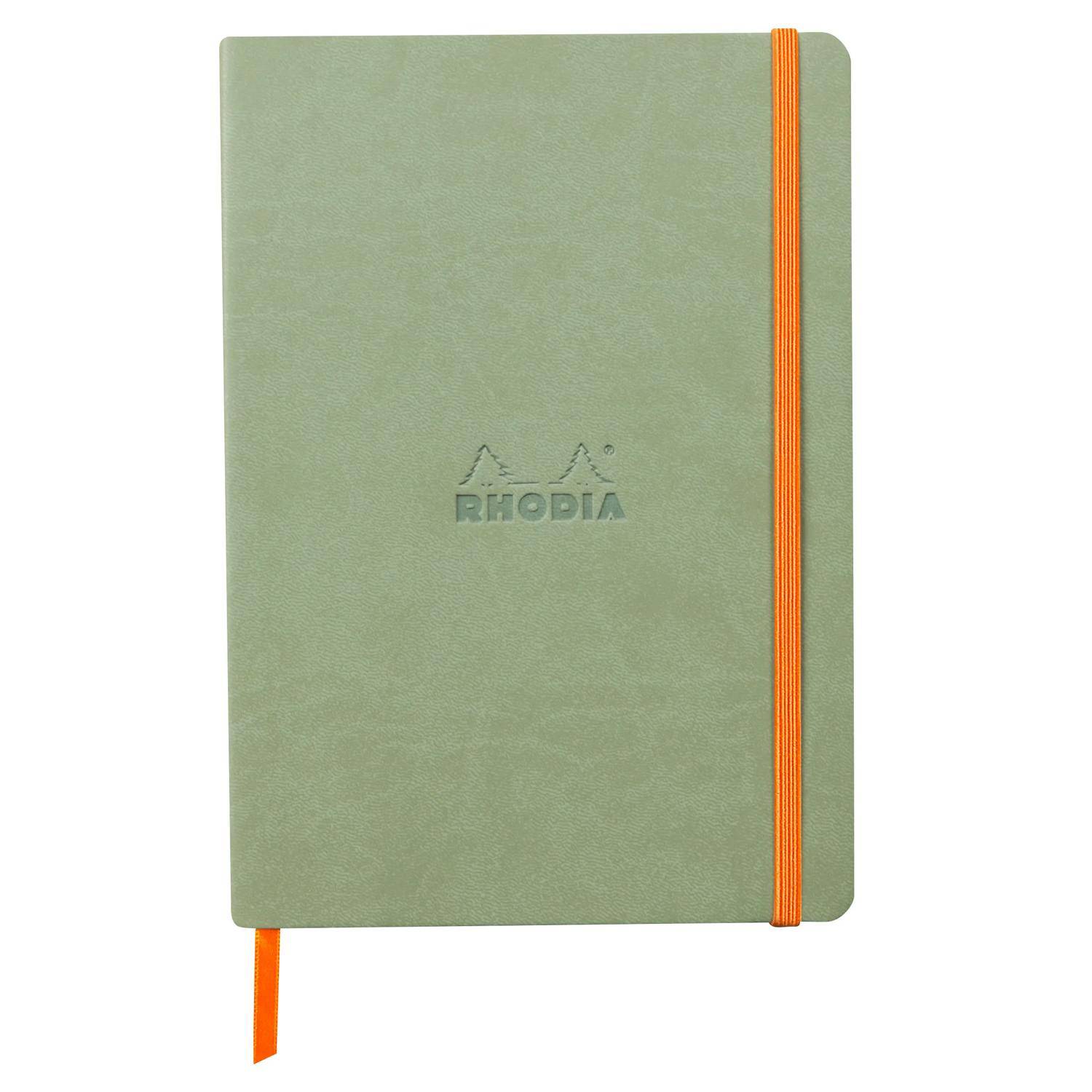 Rhodia Notizbuch A5 Softcover, 80 Bl elfenbein 90g, liniert, Seladon 117375C
