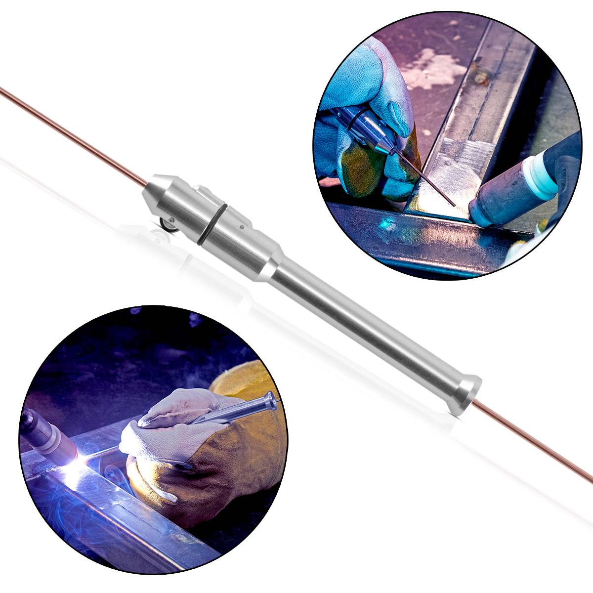 STAHLWERK WIG Schweißdrahthalter TIG Pen für Schweißstäbe 0,8-3,2 mm