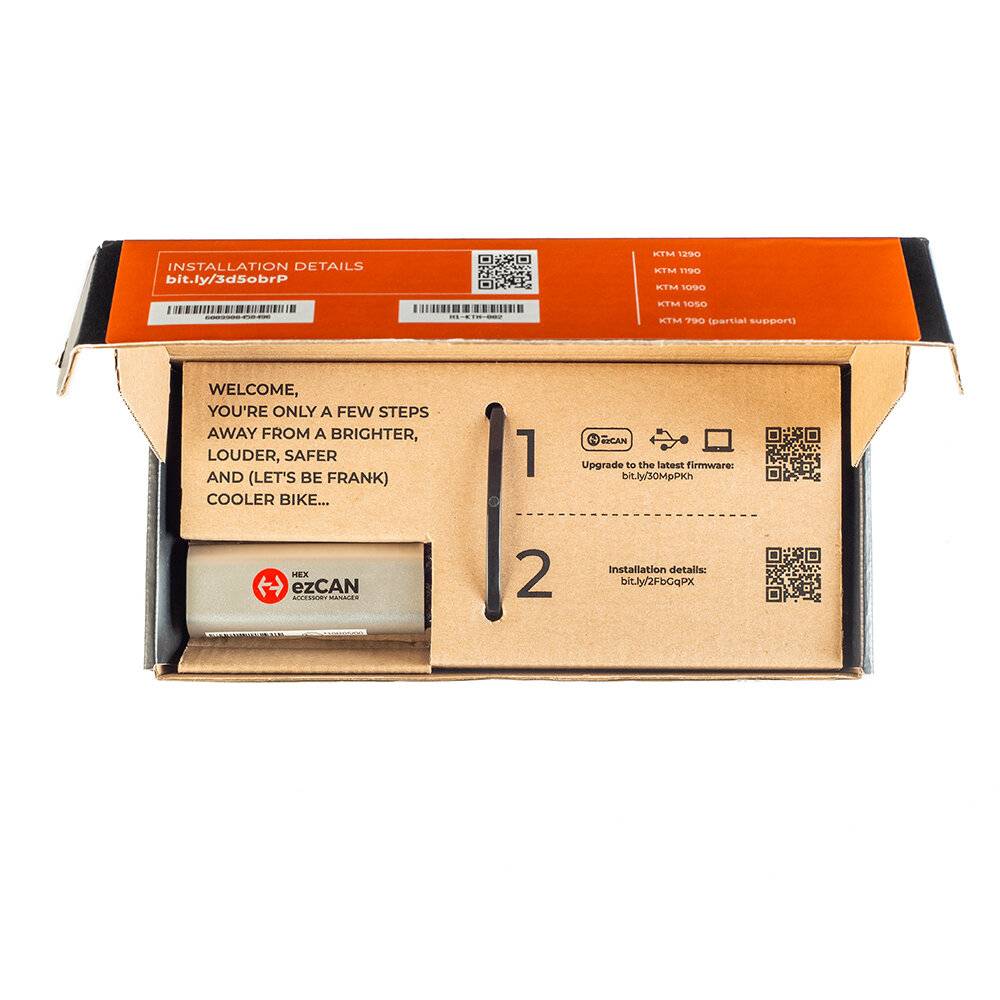 HEX ezCAN II für KTM - Um- & Nachrüstungen