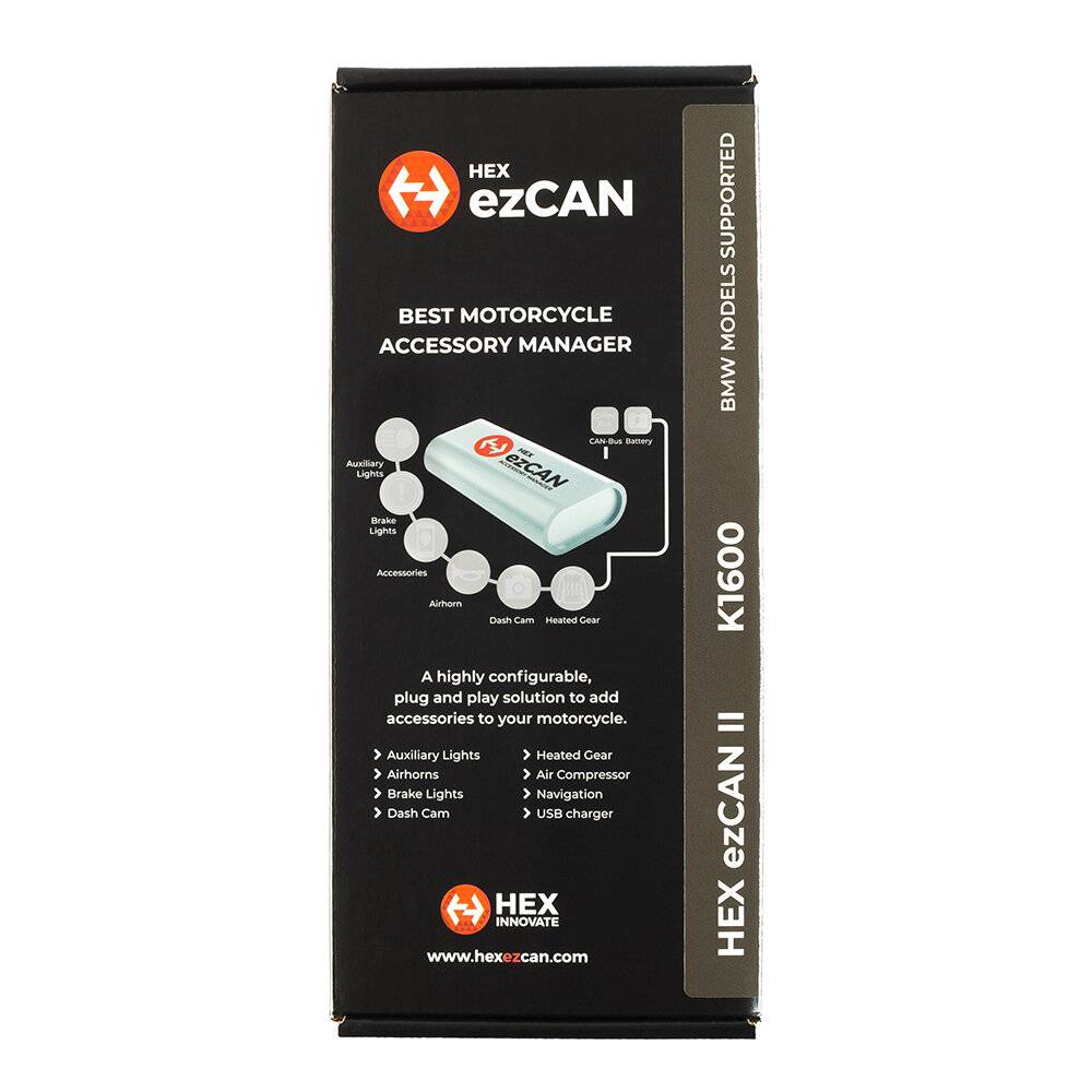 HEX ezCAN II für BMW K1600 - Um- & Nachrüstungen