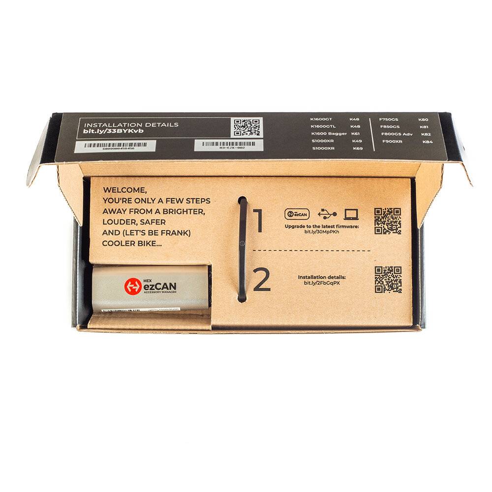 HEX ezCAN II für BMW K1600 - Um- & Nachrüstungen