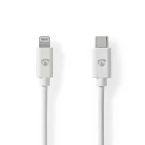 Nedis CCGL39650WT20 Lightning Kabel USB 2.0 - Kabel