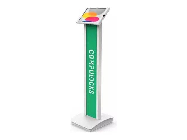 Compulocks iPad 10.9"" 10th Gen Swell Enclosure Brandable Floor Stand - Aufstellung - für Tablett - Branding-fähig - weiß