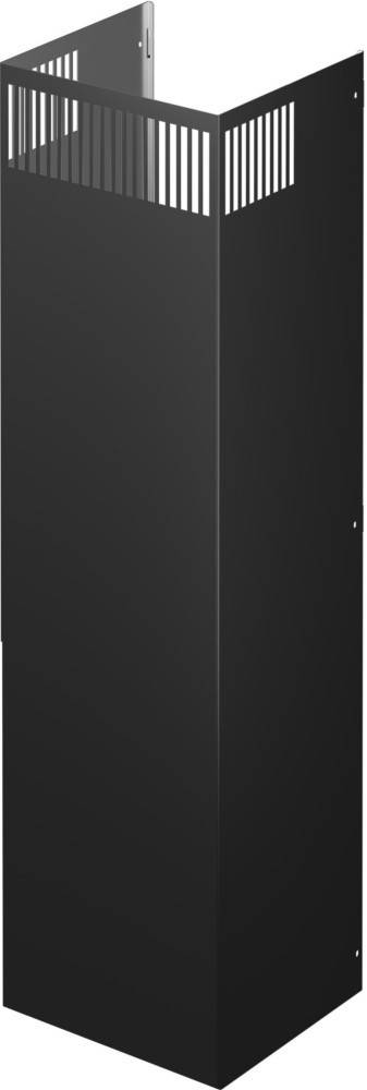 Ein schlanker, schwarzer Kühlschrank mit minimalistischem Design, ausgestattet mit einer glatten Frontplatte und Seitenansicht.