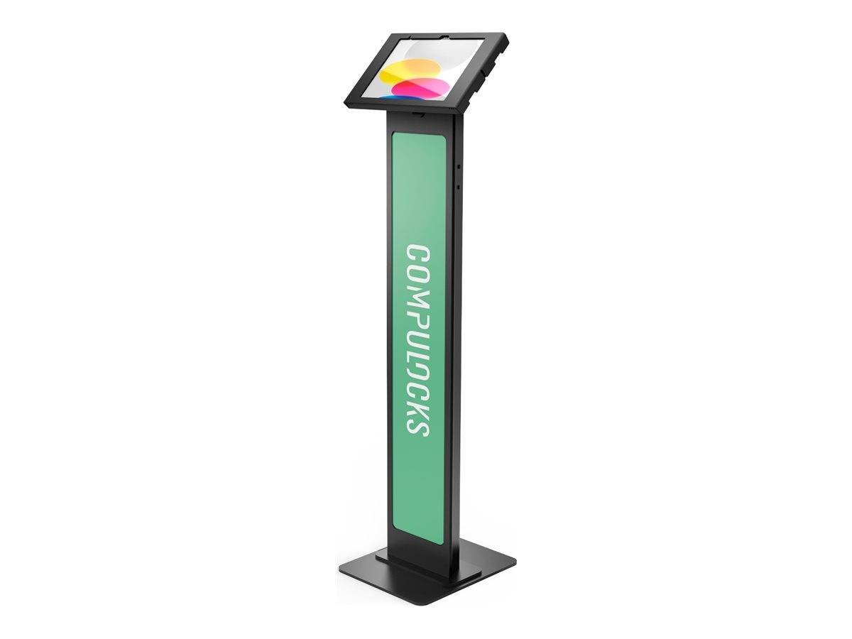 Compulocks iPad 10.9"" 10th Gen Swell Enclosure Brandable Floor Stand - Aufstellung - für Tablett - Branding-fähig - Schw