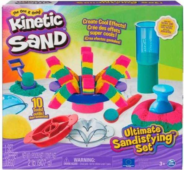 Kinetic Sand Ultimate Sandisfying Set mit 907 g und 10 Werkzeugen (6067345)