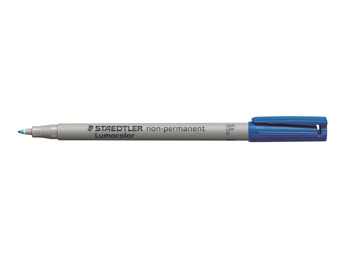 STAEDTLER Lumocolor Folienstifte blau 0,6 mm non-permanent, 10 St.
