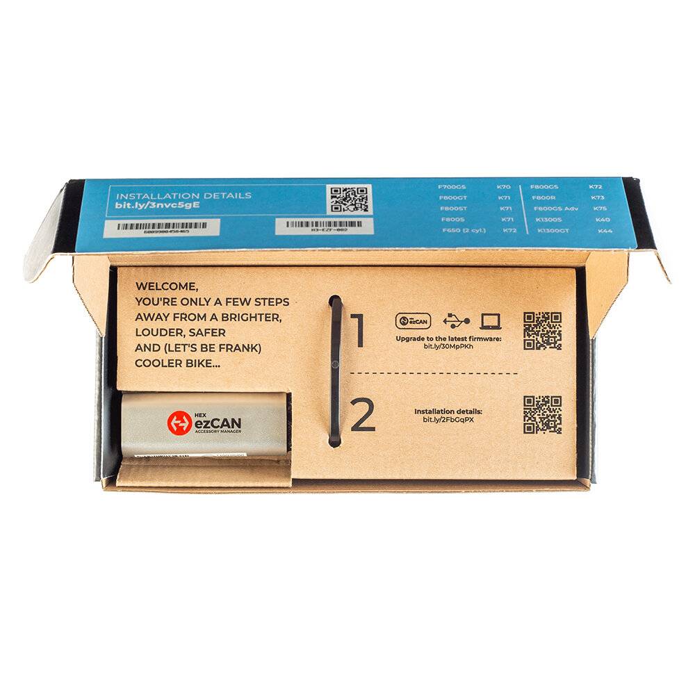 HEX ezCAN II für BMW F800 - Um- & Nachrüstungen