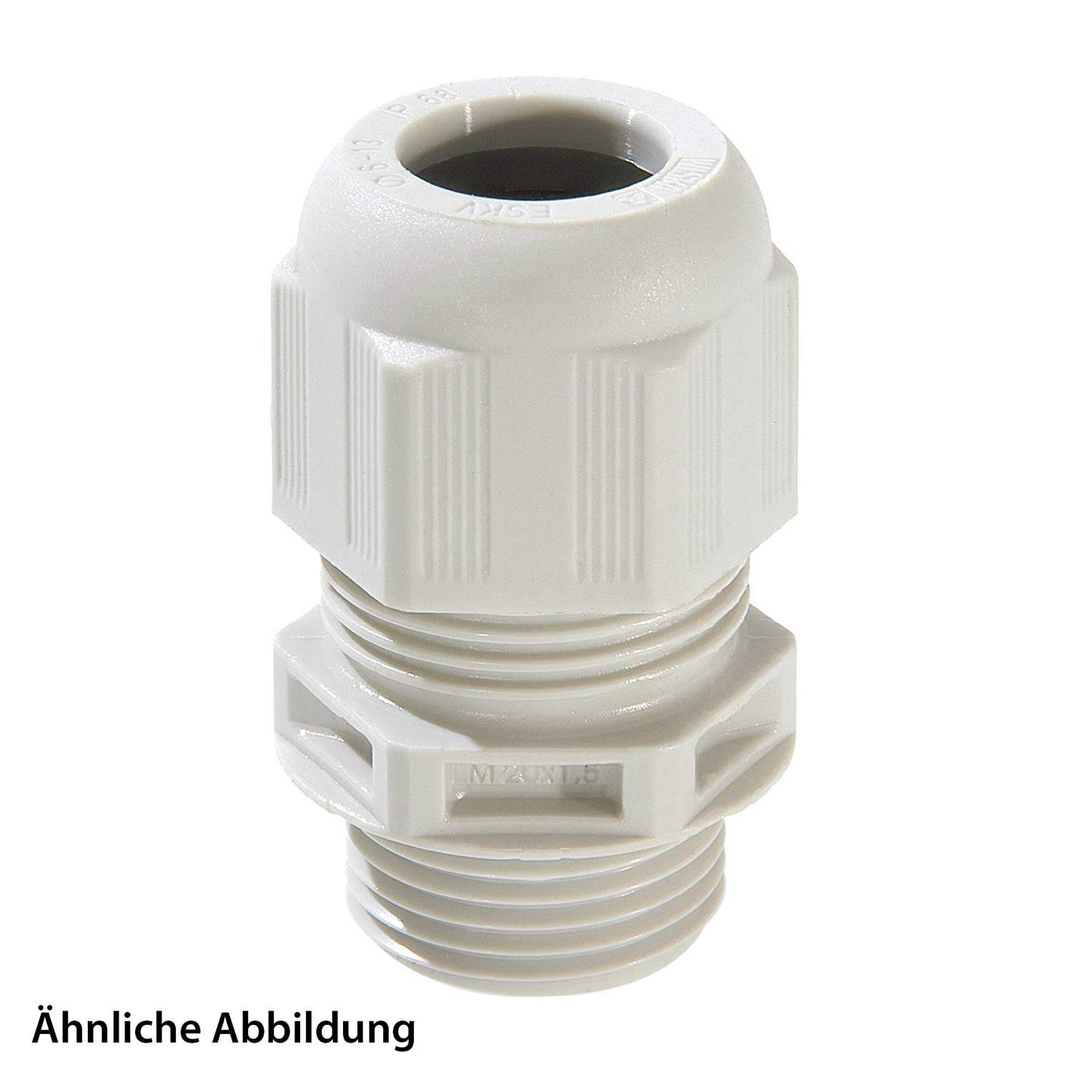 WISKA Verschraubung M40x1,5 Polyamid (PA) Gewindelänge 12,0mm - 10 Stück