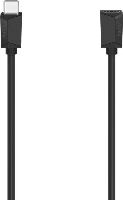 Hama USB-C-Verlängerungskabel, Full-Featured, USB 3.2 Gen1, 5 Gbit/s, 0,50 m (00200782)