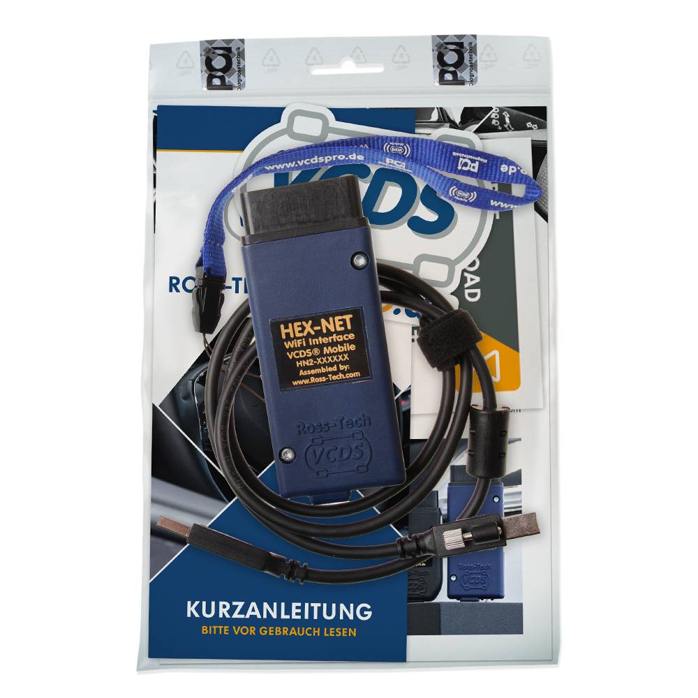 VCDS® HEX-NET® Interface Professional (WIFI) Diagnosegerät für VW, Audi, Seat, Skoda, Cupra