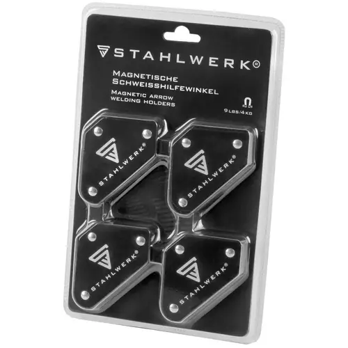 STAHLWERK Magnet-Schweißwinkel, 4568, 4 kg/ 9 lbs, 4er Set STAHLWERK Magnet-Schweißwinkel, 4568, 4 kg/ 9 lbs, 4er Set