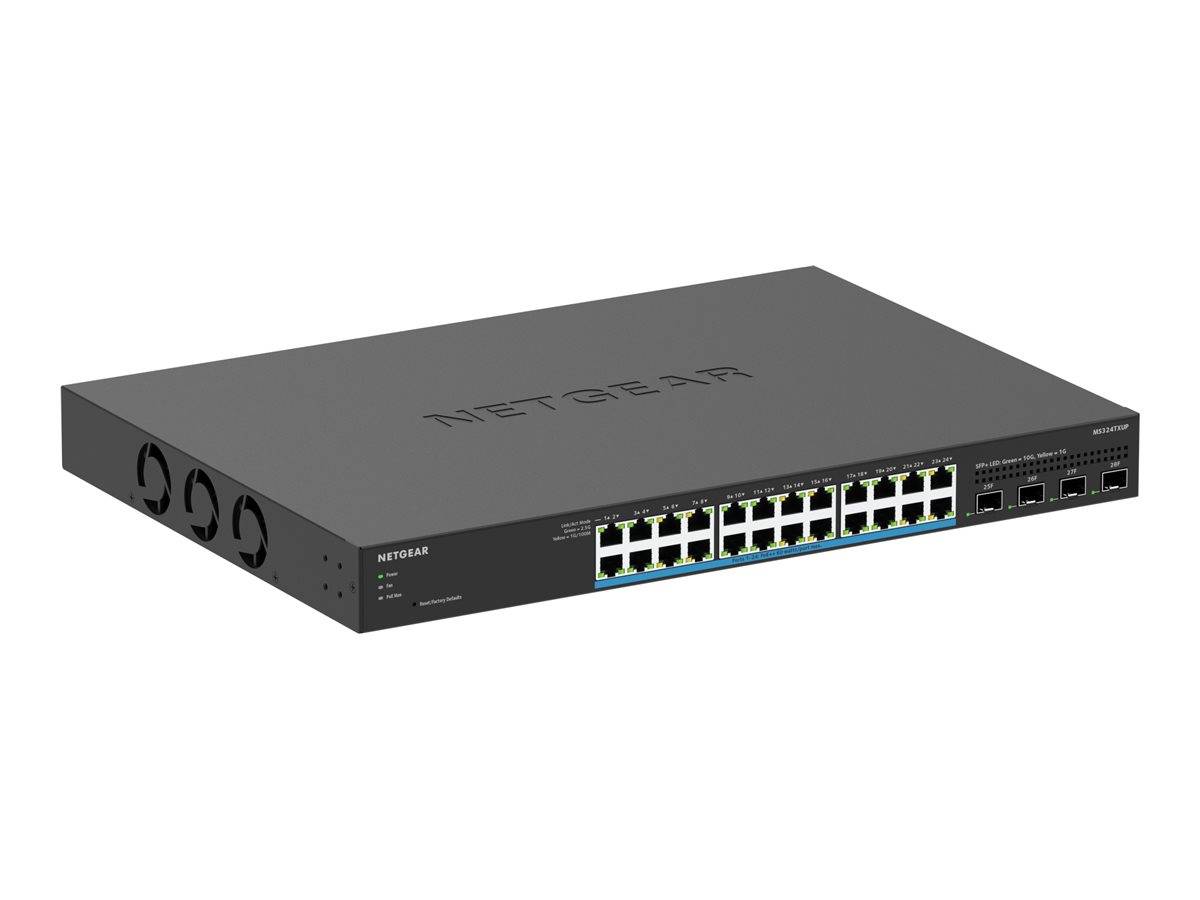 NETGEAR Smart MS324TXUP - Switch - 2+/L3 Lite - Smart - 24 x 100/1000/2.5G (PoE++)