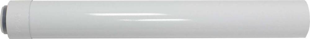 Eine glatte, glänzende weiße Oberfläche, die Licht reflektiert und ein sauberes, minimalistisches Design zeigt.