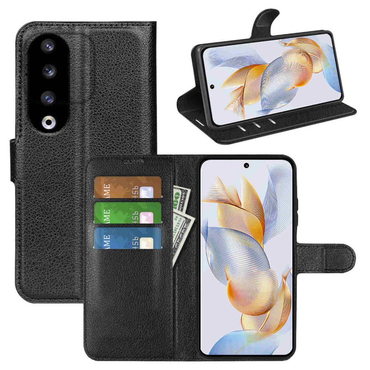 Für Samsung Galaxy S23 FE Handy Tasche Wallet Premium Schutz Hülle Case Cover Etuis Neu Zubehör Schwarz