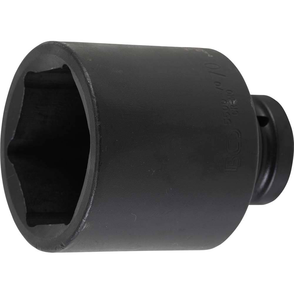 Kraft-Einsätze - Phosphatiert - Antriebsprofilgröße 25 mm - Schlüsselweite 70 mm - Länge 135,5 mm