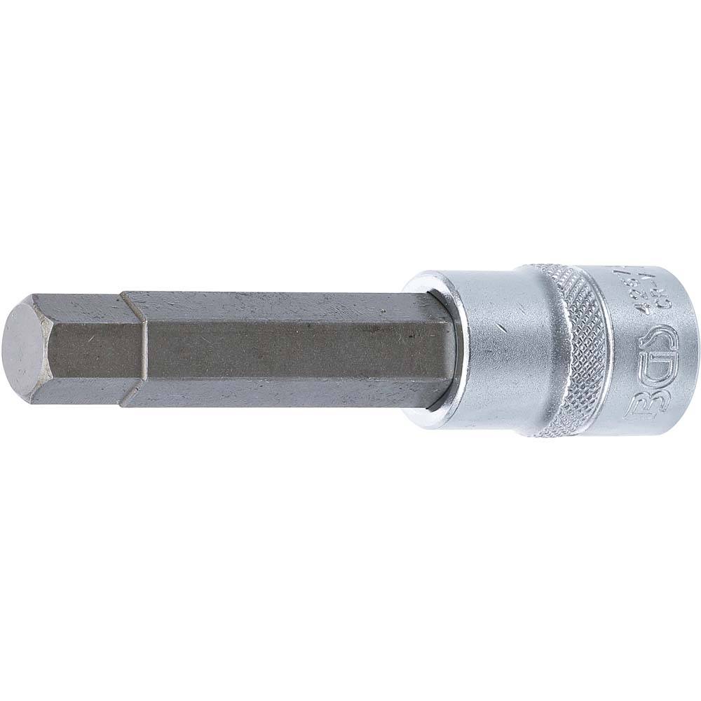Bit-Einsätze 1/2" Innensechskant - 100 mm lang - Innensechskant 13 mm