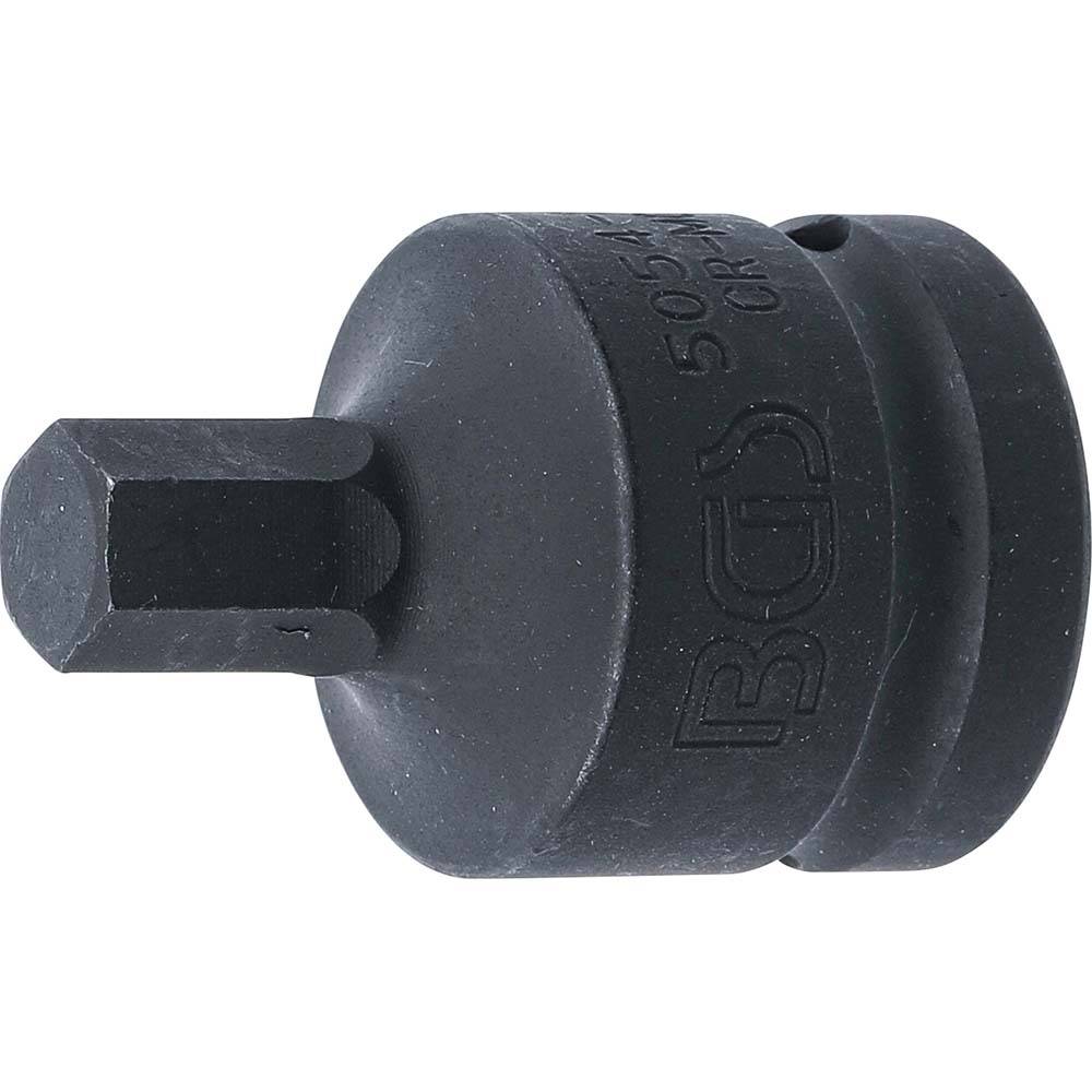 Bit-Einsatz - Innenvierkant 20 mm (3/4 '') - Abtriebsprofil Innensechskant 12 mm