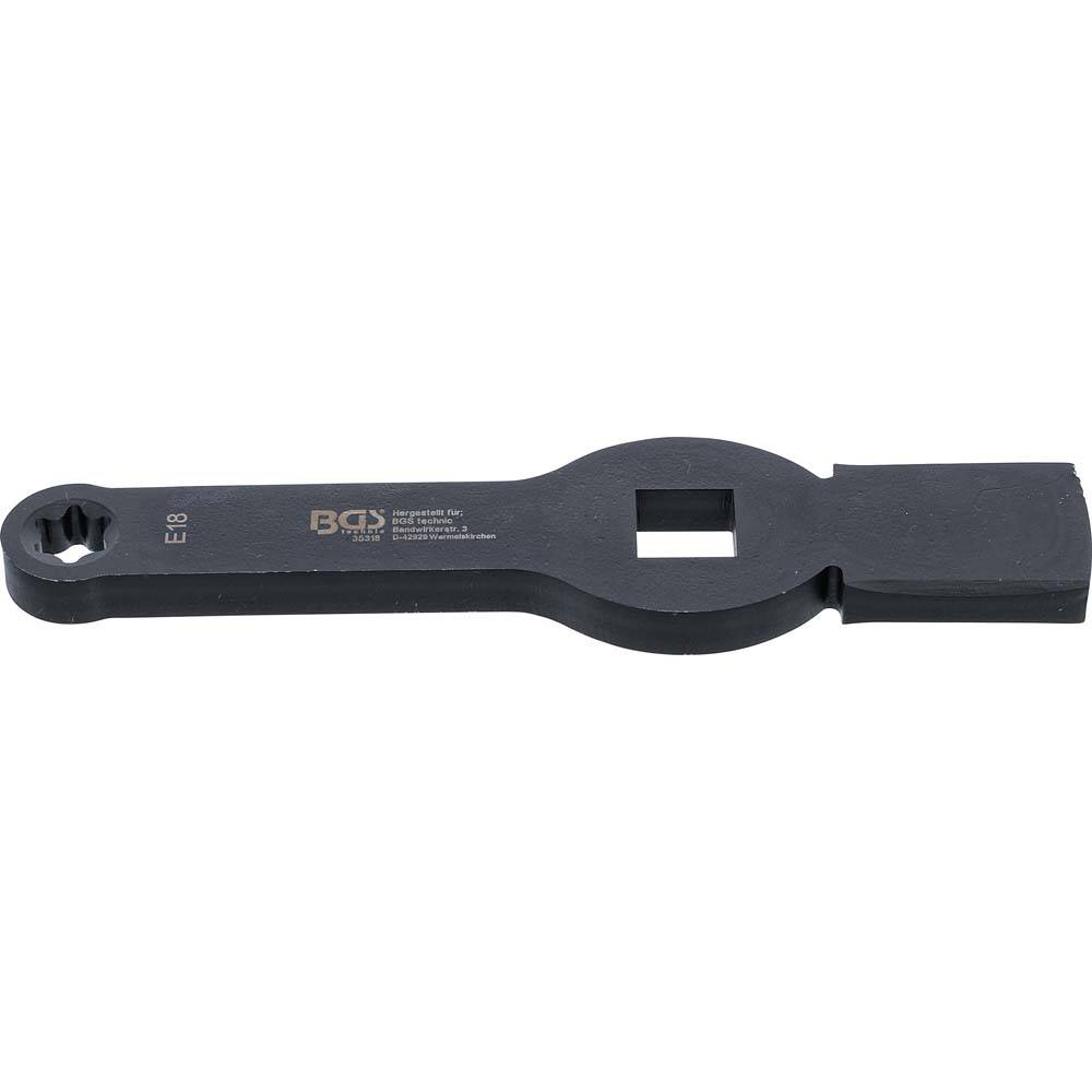 Schlag-Ringschlüssel - E-Profil für Torx - Schlüsselweite E18 - für Nfz MAN (TGL, TGM)