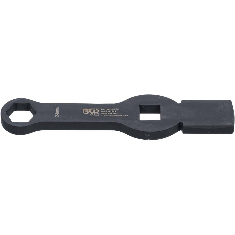 Schlag-Ringschlüssel - Abtriebsprofil Sechskant - Schlüsselweite 24 mm