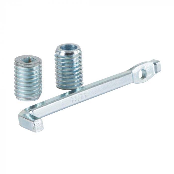 Eisenschlüssel - Eisen verzinkt - mit 2 Schrauben für Sensenringe - Sensenzubehör - Preis per Stück