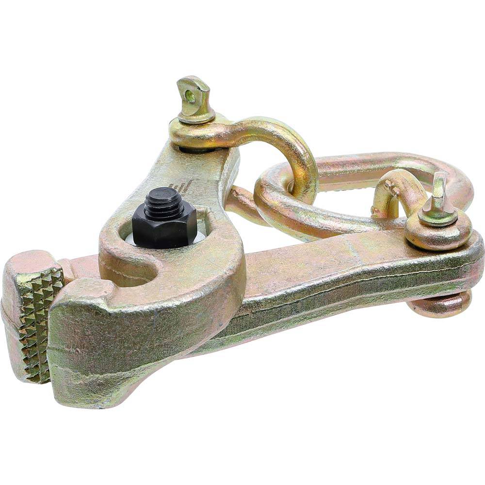 Karosserie-Richtklemme - für Karosseriereparaturen - max. Zugkraft 2 t - Anzahl Zugrichtung eine - Zugösenöffnung 75 mm - Einspanntiefe 1,7 bis 2,5