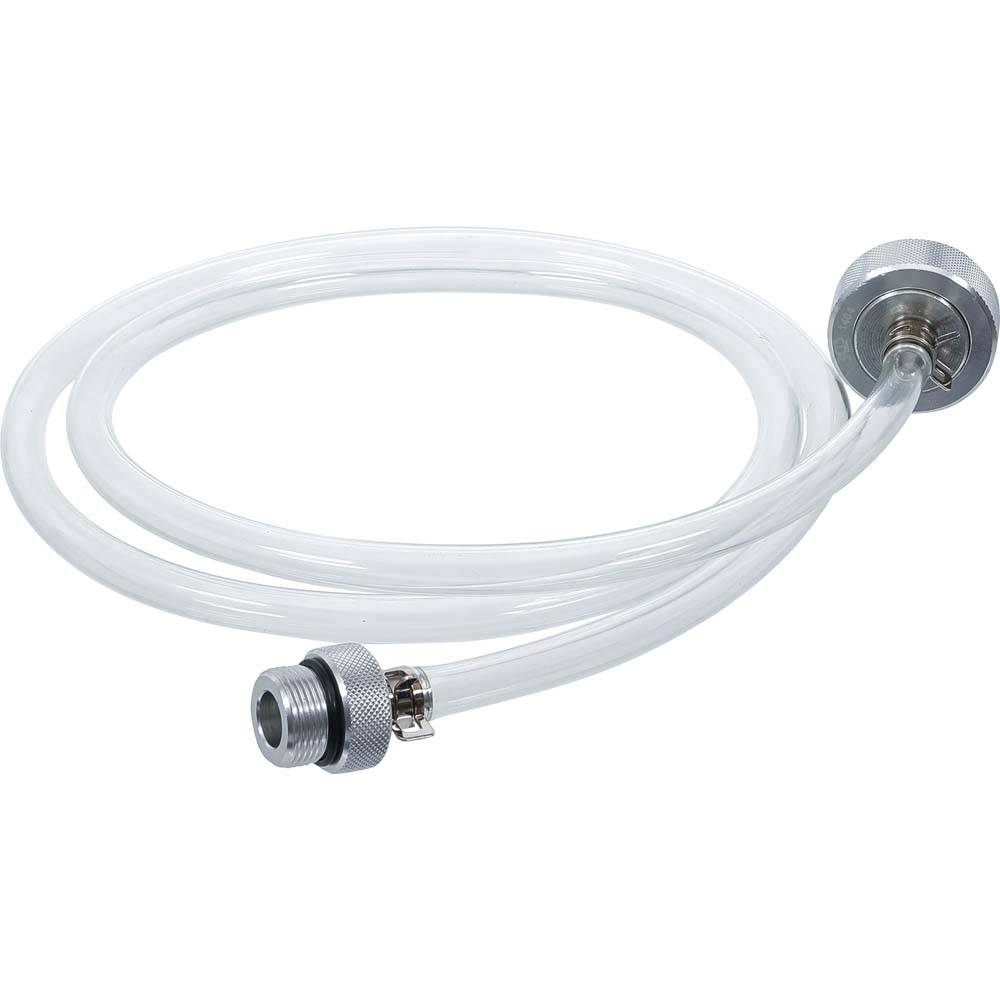 DSG Getriebeöl-Befüllschlauch - für VAG DSG Getriebe - Aluminium Anschlussadapter - Länge 1,5 meter