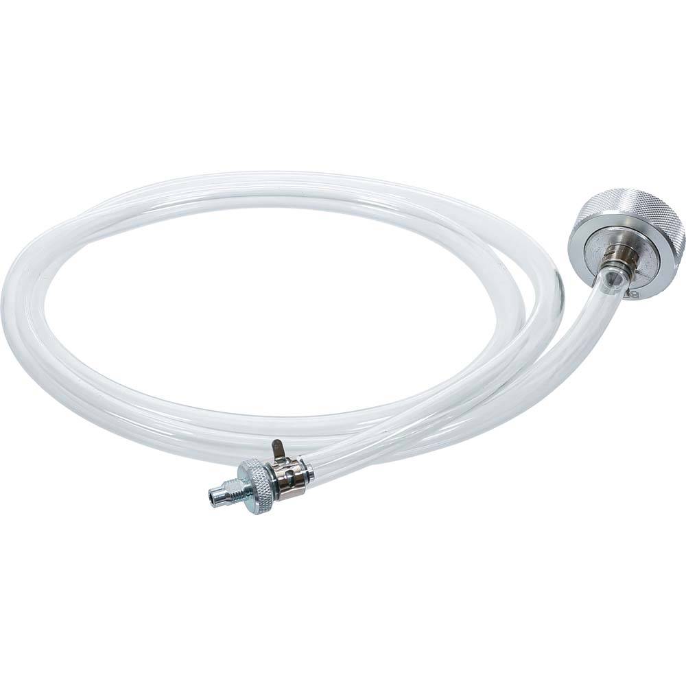 DSG Getriebeöl-Befüllschlauch - für VAG DSG Getriebe - Aluminium Anschlussadapter - Länge 1,5 meter