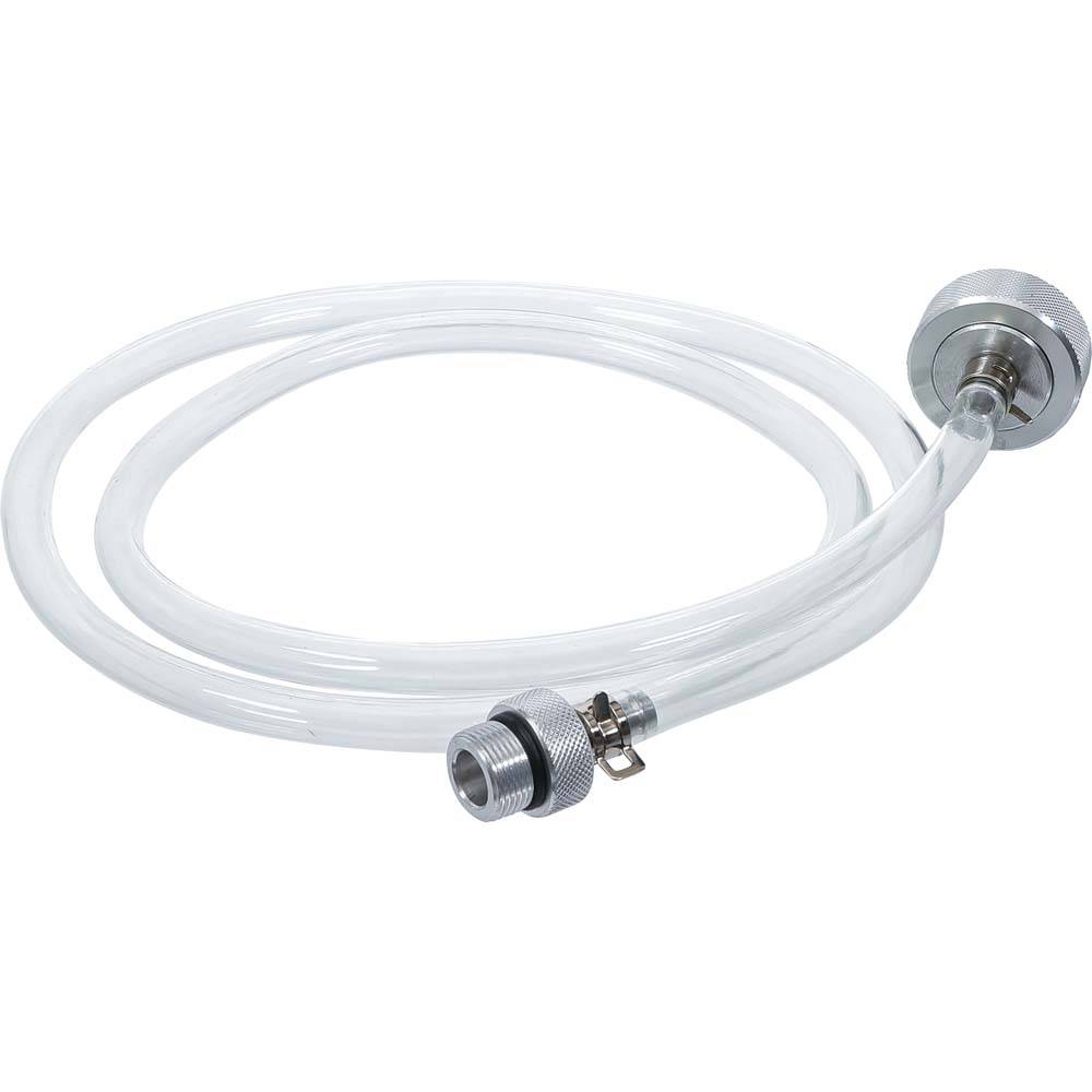 DSG Getriebeöl-Befüllschlauch - für VAG DSG Getriebe - Aluminium Anschlussadapter - Länge 1,5 meter