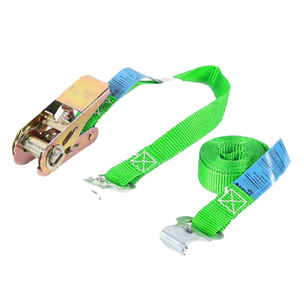 Zurrgurt - Zugkraft 400daN - 25 mm breit - zweiteilig - Länge 9,50 m - grün