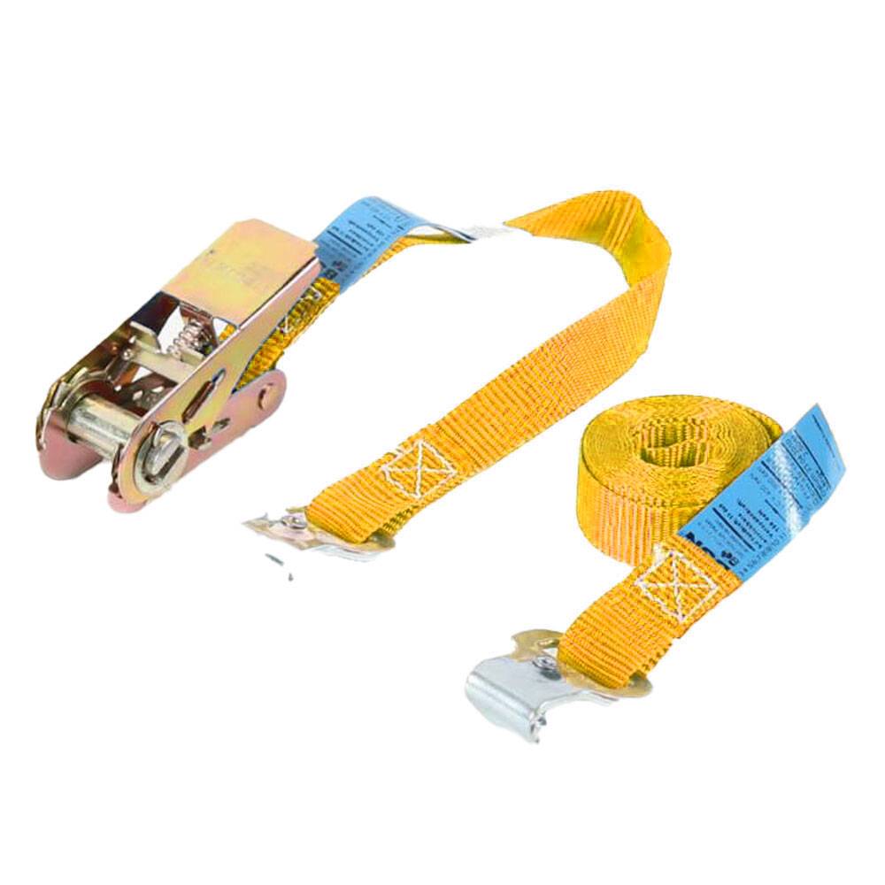 Zurrgurt - Zugkraft 400daN - 25 mm breit - zweiteilig - Länge 8,00 m - orange