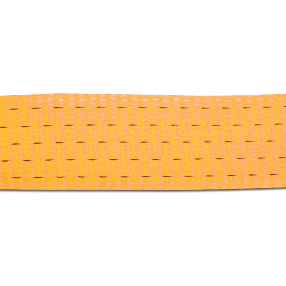 Zurrgurt - Zugkraft 2500daN - 50 mm breit - einteilig - Länge 2,00 m - Farbe orange